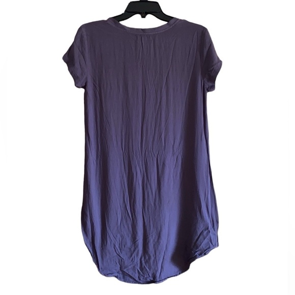 Anthropologie Cloth & Stone Rayon Hi- Low Midi Dress in size XS, preloved - Picture 3 of 8